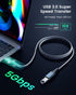 ANDTOBO USB Extension Cable 3.3ft, USB 3.0 Type A Male to Female Extender Cables High-Speed Data Transfer 5Gbps Compatible with Gamepad, Printer, ...