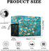 Almond Blossom Pattern Sewing Machine Polyester Cover Dustproof and Foldable Cover for Most Standard Singer and Brother Sewing Machine...