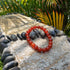 chengmu 8mm Red Agate Stretch Bracelet for Women Natural Round Beads Semi Gemstone for Crystal Elastic Beaded Bracelet 7.5"...