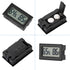 Veanic 4-Pack Mini Digital Thermometer Hygrometer Meters Gauge Indoor Large Number Display Temperature Fahrenheit (?) Humidity for Home Office Humidors Jars Incubators Guitar Case