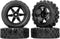 RC Station 12mm Hex RC Wheels and Tires 1/12 1/14 1/16 1/18 RC Off Road Buggy Rally Wheels and Tires for Traxxas LaTrax Rally Wltoys 144001 124019...