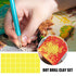 90Pcs DIY Diamond Painting Glue Clay, 0.98x0.98inch Diamond Painting Glue Clay 5 Color Painting Clay Wax with Organizer Box Embroidery Cross Stitc...