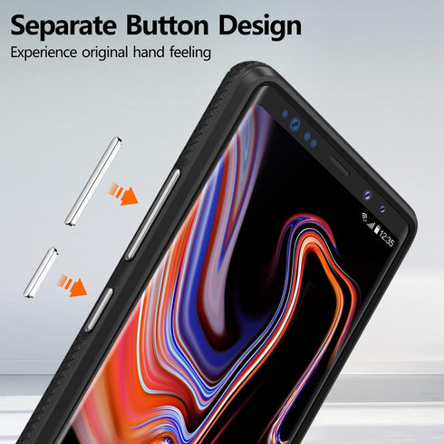 Rayboen for Samsung Galaxy Note 9 Case, Dual Defender Durable Designed Shockproof Anti-Scratch Phone Case, Dual Layer Heavy Duty Protection Cover ...