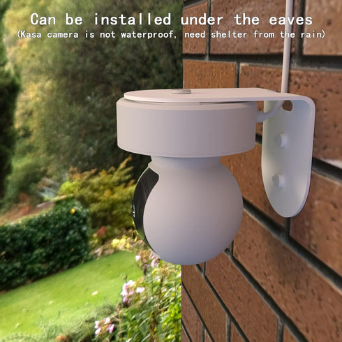 Metal Wall Mount for Kasa Indoor Pan/Tilt Smart Security Camera, Upside Down or Upright Your Camera on Any Wall You Want, Get Any Viewing Angles (...