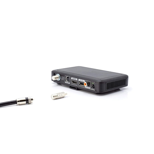 THE CIMPLE CO - RF (F81) and RCA Coaxial Adapter - RCA Male to Female F81 (F-Pin) Connector, Adapter, Coupler, and Converter - for RG11, RG6, RG59...