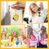 ZAUGONTW 48 Pcs Bee Keychain, Bee Party Favors Bee Decorations, Flower Honey Pots Bees Decor for Bee Theme Party Baby Shower Kids Birthday Supplie...