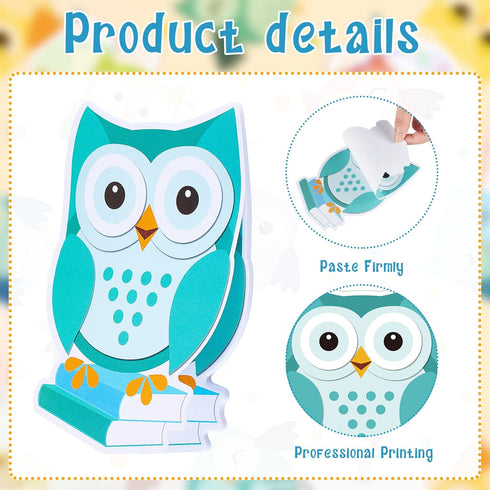 6 Pack Owl Sticky Notes Owl Shaped Notepads Cute Notepads Things to Do Notepad Owl Party Favors for Kids Teacher Classroom Office Gifts Decor Supp...