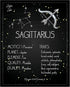 Posterizer 1 pcs-Astrology Posters-Zodiac Sign Sagittarius-Astrology & Zodiac Art-Astronomy- Gift for Steampunk and Astrology Lovers-Living Room B...
