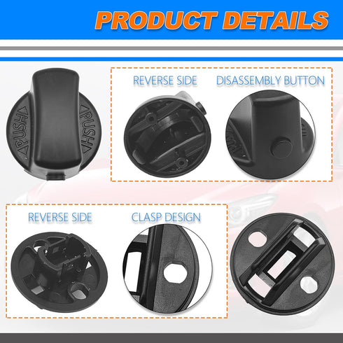 Ignition Key Knob Push Turn Switch Compatible with 2007-2015 Mazda CX-9 2006-2007 Mazda 6 2007-2011 CX7 Replaces# D461-66-141A-02 D6Y1-76-142 D461...