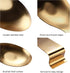 Stainless Steel Spoon Rest for Kitchen Spoon Holder Counter Cooking Utensil Rest Spoon Heavy Duty Dishwasher Safe 2pcs (Gold)...