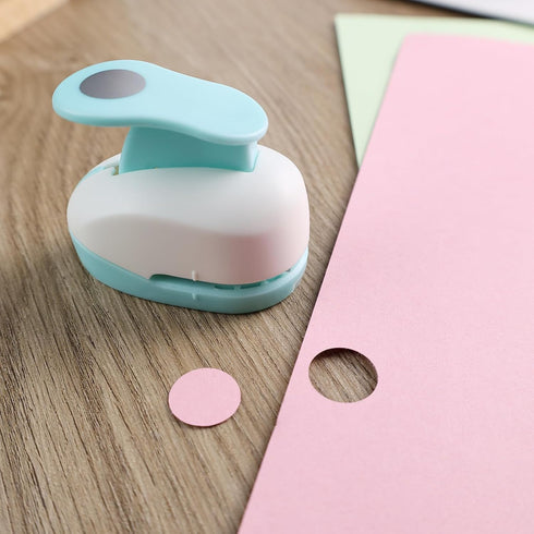 LOVEINUSA 3PCS Paper Hole Punches, Lever Punch Hole Punch Shapes Craft Paper Punch Set for Scrapbooking Festival Paper Greeting Card DIY Albums Ph...