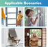 HENDUN Wireless Remote Door Alarm When Opened, Windows Open Alarms, Magnetic Security Sensor, Pool Safety for Kids, Alzheimer's Care...