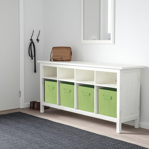 ShellKingdom Storage Bins, Foldable Fabric Storage Cubes And Cloth Storage Organizer Drawer For Closet And Toys Storage, 2 Pack (Green)...
