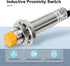 2Pcs M12 Inductive Proximity Sensor, NPN NO Proximity Switch, DC 6V-36V 4mm Normally Open Antivibration Proximity Sensor Reverse Power Protection,...