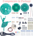 MIOYOOW Rotating Ballerina Soldering Practice Kit, RGB LED Ballet Girl Music Box DIY Soldering Project Kit with 3 Music, Learning Electronics Kit ...