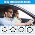 Car Fluffy Steering Wheel Cover, 15'' Universal Furry Auto Steering Wheel Protector for Warm Winter, Elastic Non-Slip Car Steering Wheel Cover, Ve...
