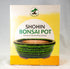 Oval Glazed Cactus & Succulent Planter, Bonsai Pot with Mesh & Wire 6"x 4.5"x 2.5" - Moss Green...