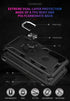 Androgate Moto G Stylus/Pro Case with Tempered Glass Screen Protectors, Ring Kickstand Car Mount, Shockproof Cover, Black...