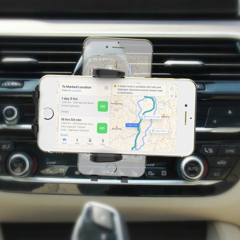 WixGear Universal Car Phone Mount CD Slot Car Mount Holder with New Gravity Self-Locking Design Mount, Compatible with All Smartphones (New Gravit...