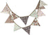 LOVENJOY Brown Floral Collection 100% Cotton Banner for Wedding Baby Shower Party Decoration...