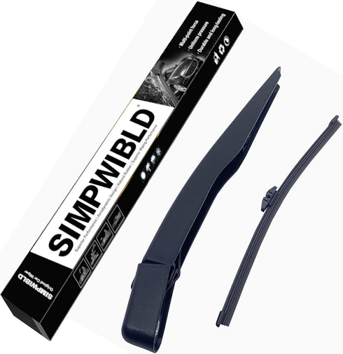SIMPWIBLD Replacement for Ford Kuga 2013-2017/Ford Escape 2013-2018/Lincoln MKX 2016-2017 Rear Windshield Wiper Blade Arm Set, Easy to Install (se...