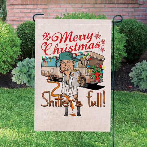 Merry Christmas Garden Flag, National Christmas Decorations Outdoor, Christmas Garden Flag Village, Christmas Holiday Garden Flag, Vertical Double...