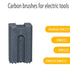 Carbon Brush for Electric Tools 13 x 8 x 6.3 mm Compatible with DeWalt DW217 DW221 DW222 Power Tools Motor Replacement Accessories Carbon Metal...