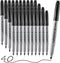 Permanent Markers, Ultra Fine Point, Black, 40 Count, 0.4mm, Fine tip permanent marker set, quick dry, waterproof, fading resists, durable, marks ...
