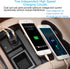 Car Charger, USMEI Quick Charge 3.0 Dual USB Charger Adapter with Voltmeter, Compatible with iPhone 15/14/13, Samsung S24/S23/S22/Note 20/10 and M...