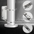 QILIPSU Pole Mounting Kits, 304 Stainless 250x48mm Brackets with Adjustable 50-200mm Clamp for Outdoor Waterproof Junction Box, Plastic Electrical...