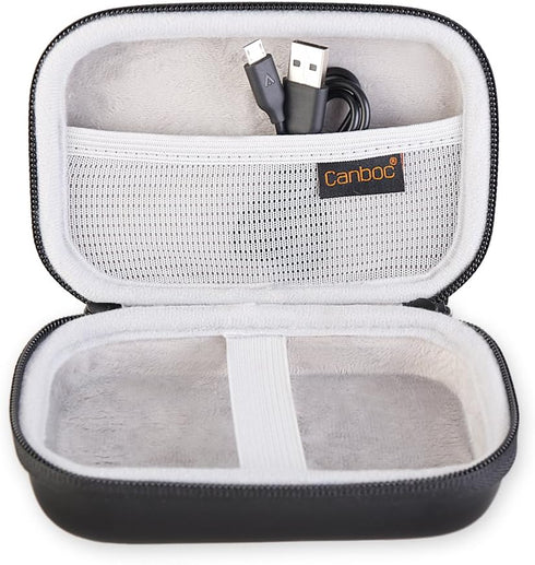 Canboc Hard Carrying Case for UCOMX Nano 3 in 1 Wireless Charger, Mesh Pocket fit USB Cable, Black(Case Only)...