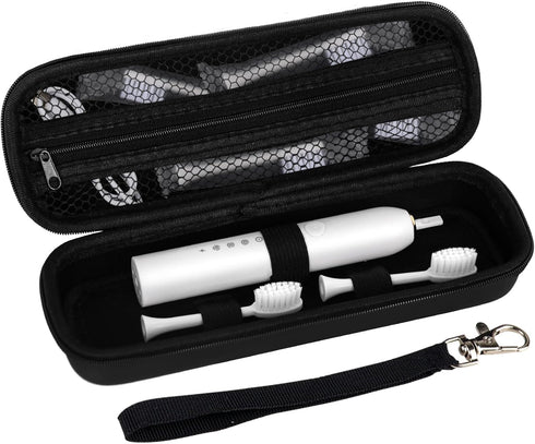 Hooqict Electric Toothbrush Travel Case for Oral-B Pro 1000, 2000, 3000, 3500, 1500 Travel Toothbrush Holder with Mesh Pocket for Accessories, Pro...