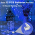 12 Pack Valentine's Day Fairy Lights Battery Operated, 3 Speed Modes, Extra 12 Batteries for Replacement, 7Ft 20 LED Mini String Light, Waterproof...