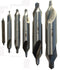 Drill America - DEWCCDS1-6 6 Piece High Speed Steel Combined Drill Bit and Countersink Set (#1 - #6), DEWCCD Series...
