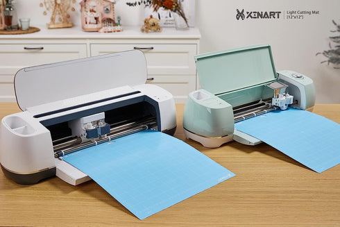 Cutting Mat for Cricut Maker/Explore Air 2/Air/One(12x12 Inch, 3 Mats) Light Adhesive Sticky Blue Quilting Cricket Cutting Mats Replacement Access...