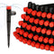 55 Pieces Drip Emitters Stream with Stake for 1/4" Irrigation Tubing: Adjustable 360 Degree Water Flow Irrigation Universal Sprayer Drip Pipe Spri...