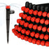 55 Pieces Drip Emitters Stream with Stake for 1/4" Irrigation Tubing: Adjustable 360 Degree Water Flow Irrigation Universal Sprayer Drip Pipe Spri...