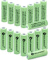 AA Ni-MH 600mAh 1.2V Double A Pre-Charged Rechargeable Batteries forGarden Landscaping Outdoor Solar Lights, String Lights, Pathway Lights(AA-600m...