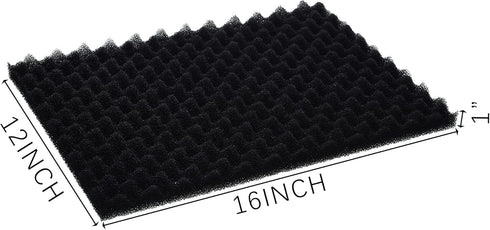 Aquarium Filter Media Bio Sponge Pad 16 x 12 x 1 inch, Fish Pond Foam Filter 20/30/40 ppi Set 3...