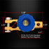 Ampper Top Post Battery Disconnect Switch 12V, Master Brass Battery Disconnect Cut Off Switch with Cover for Car...