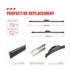 3 Wipers 22"/19"/12" Windshield Wiper Blades Fit for Toyota RAV4 2005 2004 2003 2002 2001 Highlander 2007 2006 2005 2004 2003 2002 2001 Front Wipe...