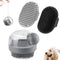 3PCS Dog Bath Brush | Dog Shampoo Brush | Dog Scrubber for Bath | Dog Bath Brush Scrubber | Dog Shower/Washing Brush with Adjustable Ring Handle f...