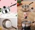 Sauce Pan with Lid Stainless Steel cookware 1.3 Quart Long Handle Milk Pot cookware Works for Home Kitchen Restaurant Dishwasher Safe (1.3 Quart)...