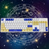 kutethy PBT Keycaps,135 Keys Constellation Style Keycaps for Cherry Gateron MX Switches Mechanical Keyboards (White)…...