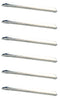 EISCO Lab Scoop Spatula, 6/PK - 6.3 Inch - Rounded & Pointed Ends - Stainless Steel...