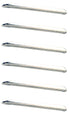 EISCO Lab Scoop Spatula, 6/PK - 6.3 Inch - Rounded & Pointed Ends - Stainless Steel...