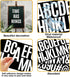 384 Pcs 24 Sheets Large Letter Stickers, 3 Inch Bulletin Board Letters, Vinyl Stick On Letters for Bulletin Boards, Self Adhesive Letters for Bull...