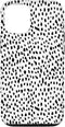 iPhone 12/12 Pro Dalmatian Animal Print Black And White Black White Case...