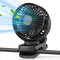 Portable Mini Clip on Fan, 3 Speed Rechargeable Small USB Desk Fan with Strong Airflow, Battery Operated Personal Fan, 360° Rotate Adjustable Tabl...