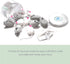 Catnip Mice for Cat Toys with Rattle Bell Mouse Kitty Toys (White & Grey)...